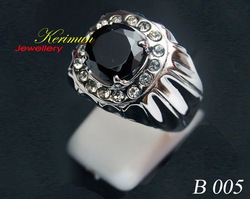 stainless ring without metal coating