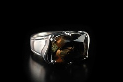 Topaz Silver jewelry ring