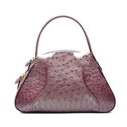 Genuine Ostrich Skin Handbag - Autumn / Winter Collection