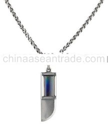 Kalevala Koru Silver Spectrolite Puukko Knife Choker