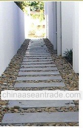 Natural Square Honed Basalt Stone Grey Andesite Tile for Floor and Pavers