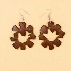 wood earrings