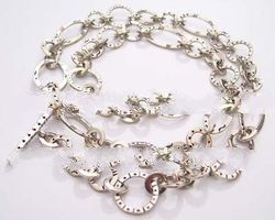 Silver Engrave Necklace