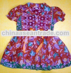 batik dress for children