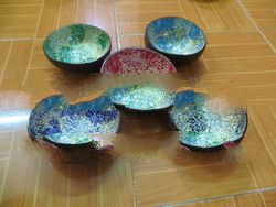 lacquered coconut bowl