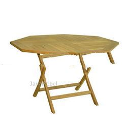 TEAK OUTDOOR FURNITURE OF OCTAGONAL FOLDING TABLE