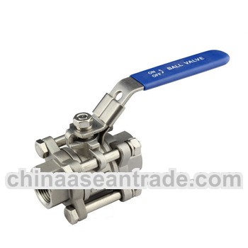 3pc Thread Ball Valve SS316