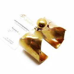 Brass solid metal bangle