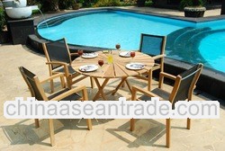 Teak Batyline Stacking Chair by PT. President Furniture