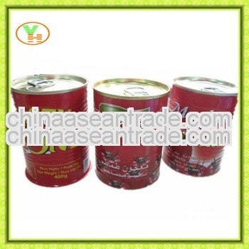 400g Fresh canned tomato paste brix 28-30%