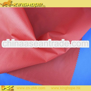 40D nylon jacquard spot PU clear coating dress fabric