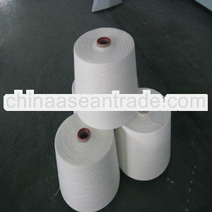 40s grey polyester spun yarn for weaving
