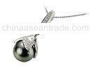 Diamond Tahitian Pearl Pendant
