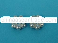 BSFMN08 - Sterling Silver Bead Spacer Daisy Spacer