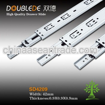 42mm 3 fold drawer slide/dtc kitchen cabinet drawer slides