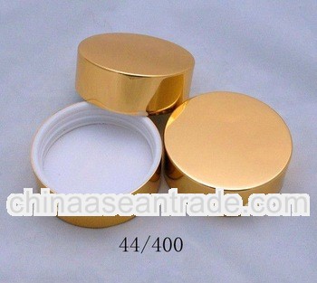 44/400 aluminum Screw Cap for cosmetic jar