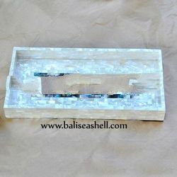 mother of pearl white with black lip