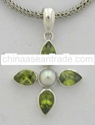 HS Patterned Jade Pendant Handmade