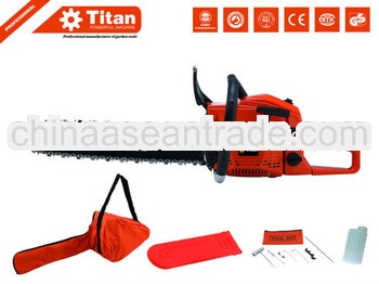 45CC gasoline ce chain saw wood cutting machine 18" bar with CE, MD certifications sanhe chain 
