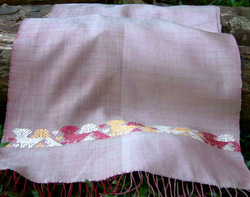  Silk Scarf / Shawl - Pink