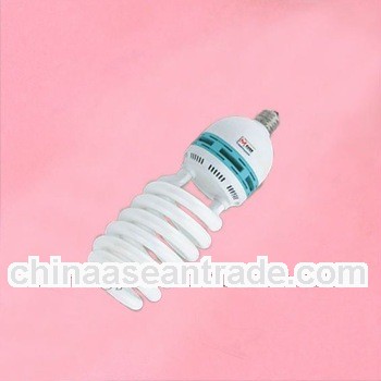 45w tri-color high power half spiral cfl energy saving lamp