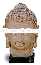 STONE BUDDHA HEAD BH68