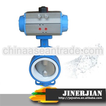 4" Spring Return Pneumatic Butterfly Valve