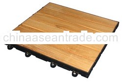 Teak Wood Garden Tile Flooring
