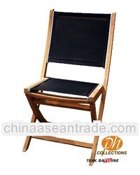 Teak Batyline Folding Chair