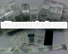 Size Label ( Accessories Garment )