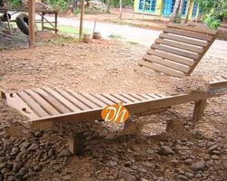 Teak Sun Lounger