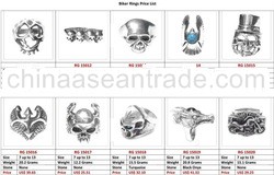 Bali Silver Biker / Rocker Ring 2