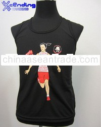 Xcending X-T019 Printed O-Neck Men Singlet