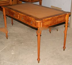 JM English Writing table small, 2 drawers 126x74x76h