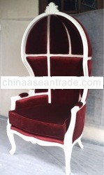 Antique French Canopy Chair - Indoor Home Furniture