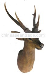 Carved Animal Heads ( Deer - Version 1 )