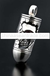 925 STERLING SILVER JEWELRY PENDANT BULLET