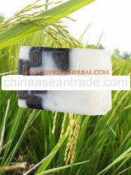 Natural Handmade Soap & Herbal Soap & Pure Bamboo Charcoal,Glutathione, Rice Milk Soap