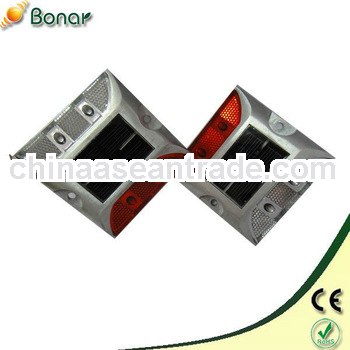4pcs LED Two Way Security Solar Marking Stud