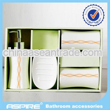 4pcs elegant delomite home bathroom set