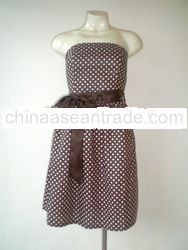 fashionable cotton dress handmade