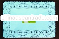 Colored Rectangular Glassine Paper Doyley