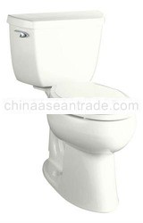 Kohler K-3713-0 Highline Comfort Height Two-Piece Elongated Toilet