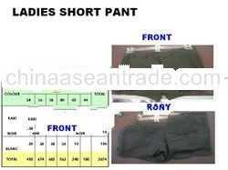 LADIES SHORT PANT