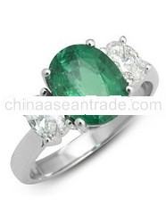 Emerald & Diamond Ring