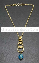 Brass necklace N254