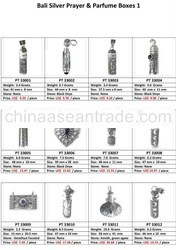Bali Silver Prayer Box Pendant 1