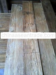 Reclaimed teak plank