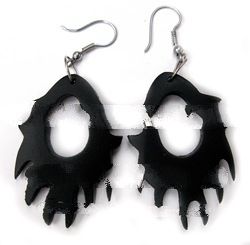 High Quality Fashion Balinese Painted handmade Wood Earring