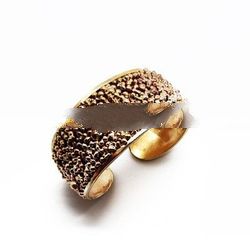 Brass solid metal bangle